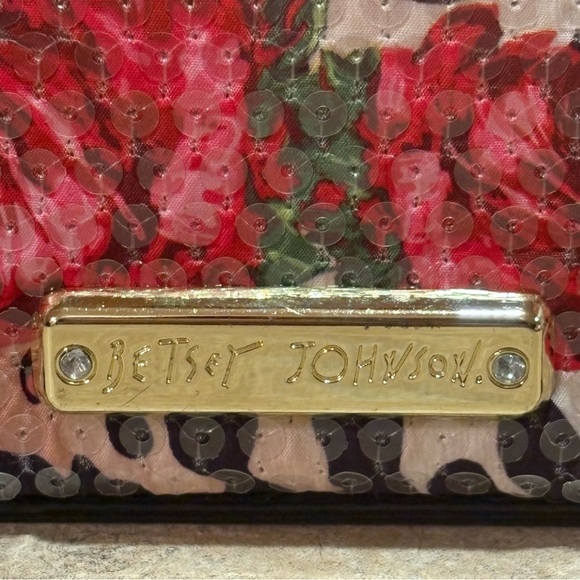 BETSEY JOHNSON WOMEN'S WRISTLET NATURAL BLACK No strap - Picture 3 of 13